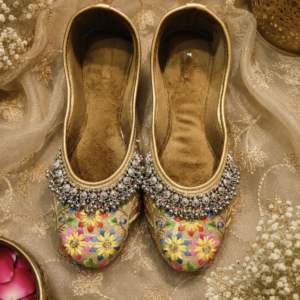 Multicolor Floral Payal Jutti